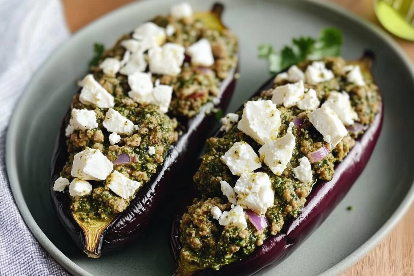Berenjenas rellenas de carne