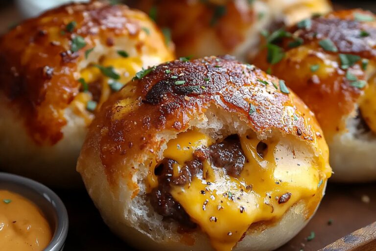 Bombas de hamburguesa con tocino