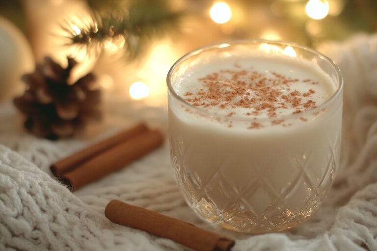 Coquito tradicional puertorriqueño