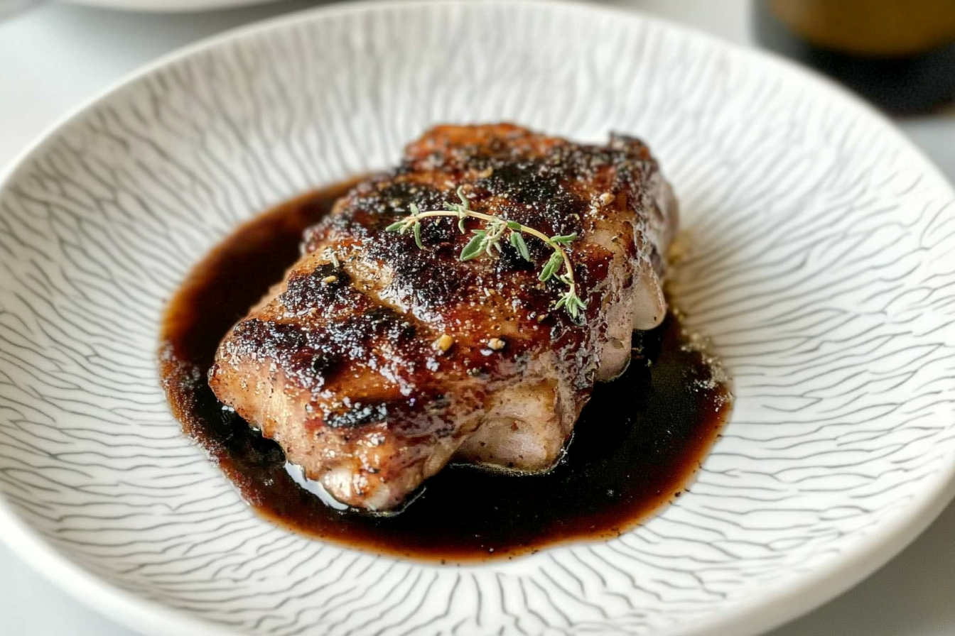 Costillas de cerdo al balsámico
