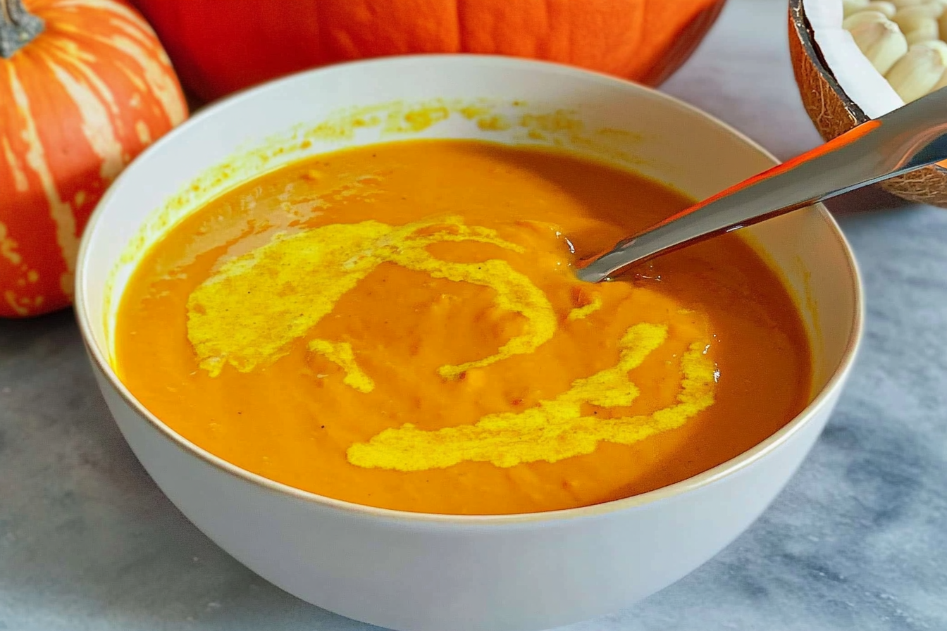Crema de zanahoria y calabaza