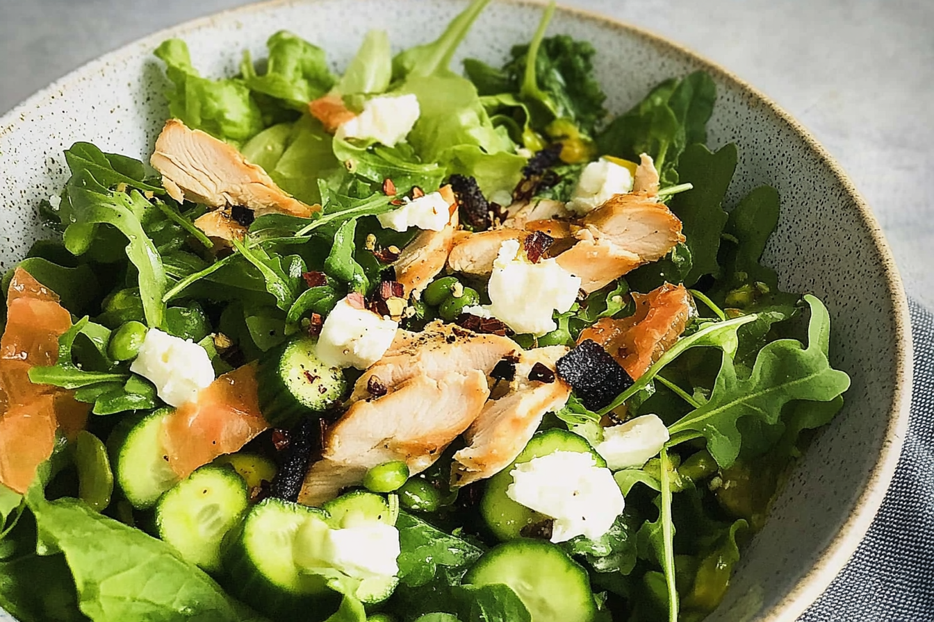 Ensalada verde de pollo