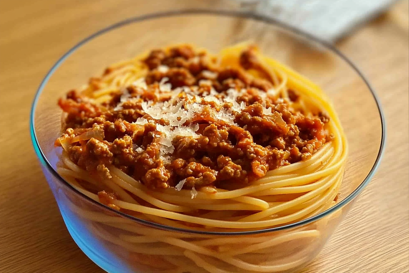 Espaguetis a la boloñesa