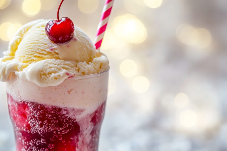 Flotador de helado Shirley Temple