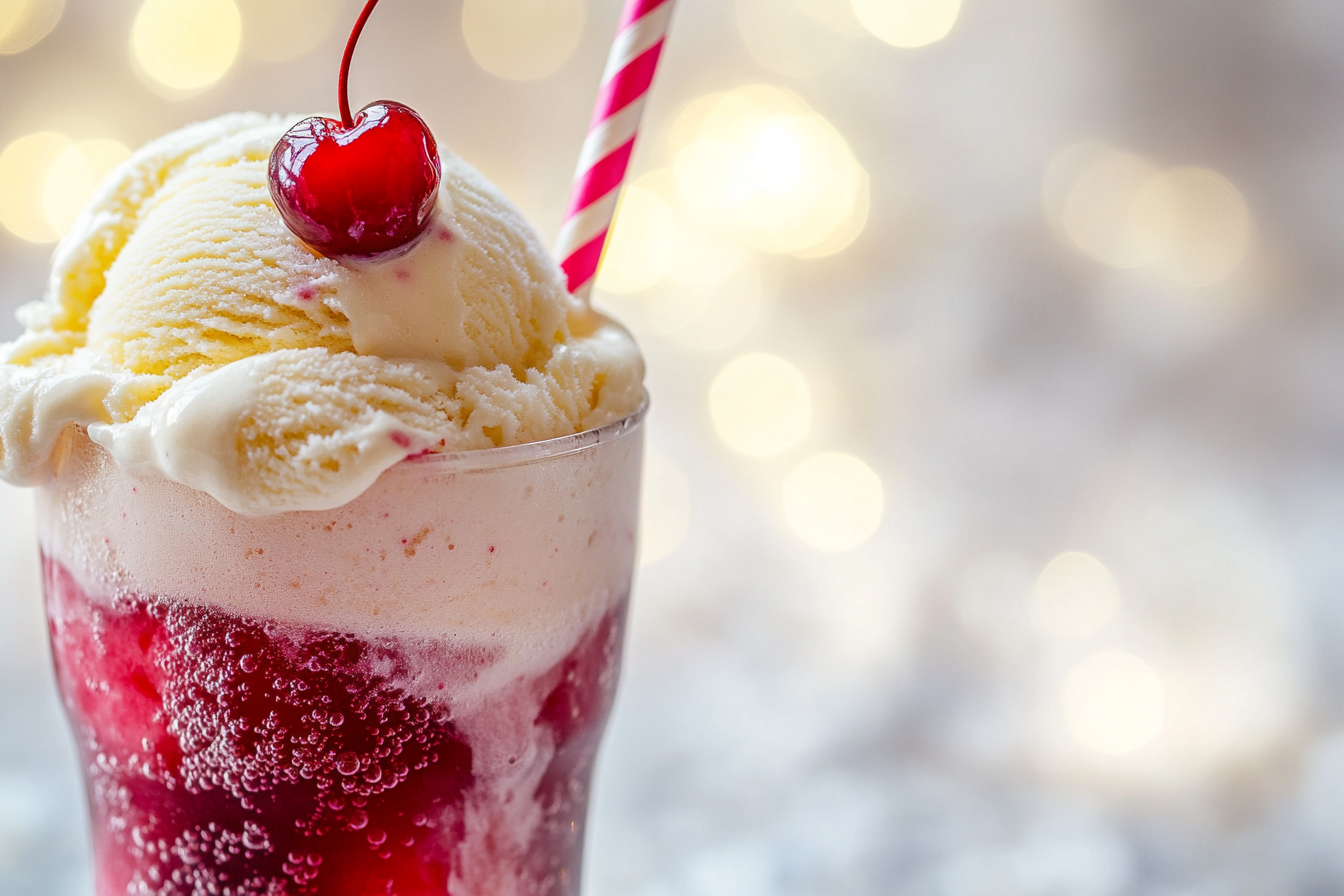 Flotador de helado Shirley Temple