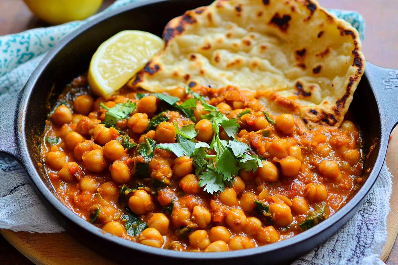 Garbanzos al masala