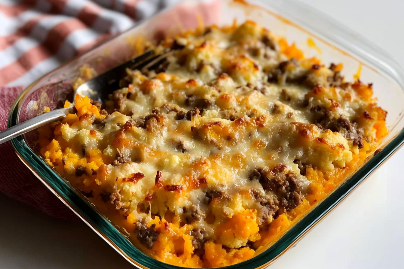 Gratinado de coliflor y batata