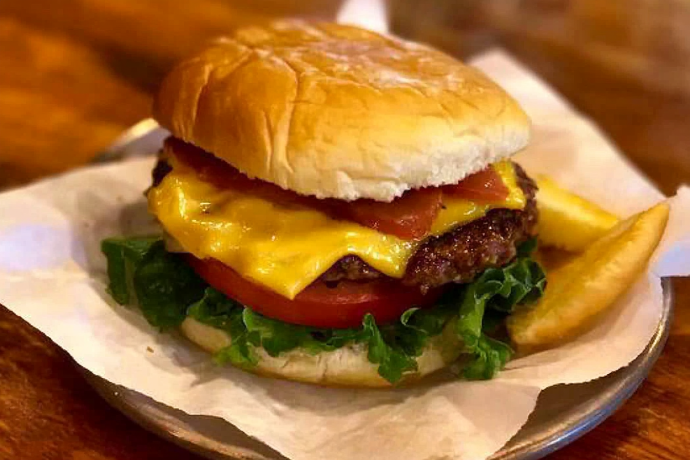 Hamburguesa casera deliciosa