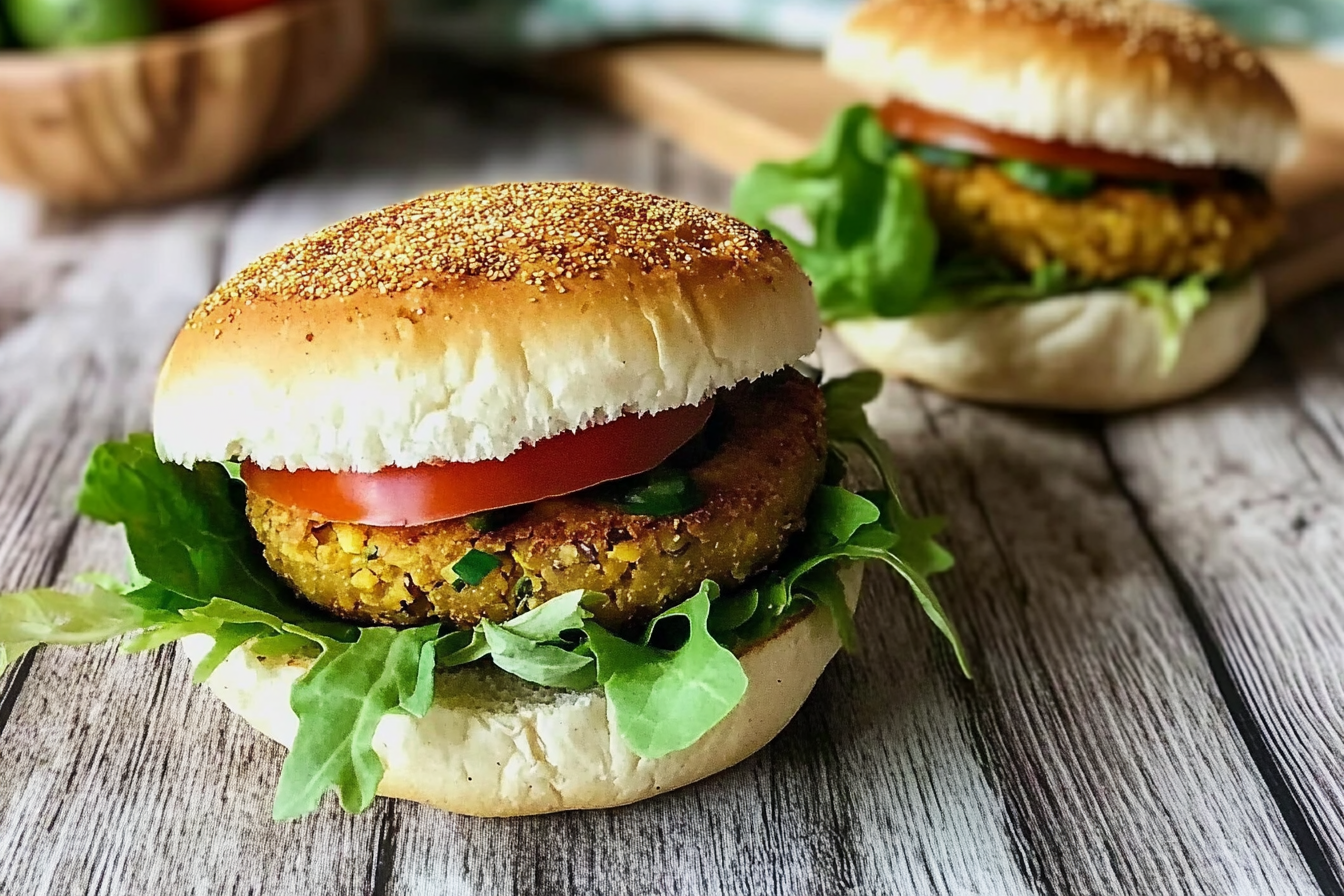 Hamburguesa de garbanzos