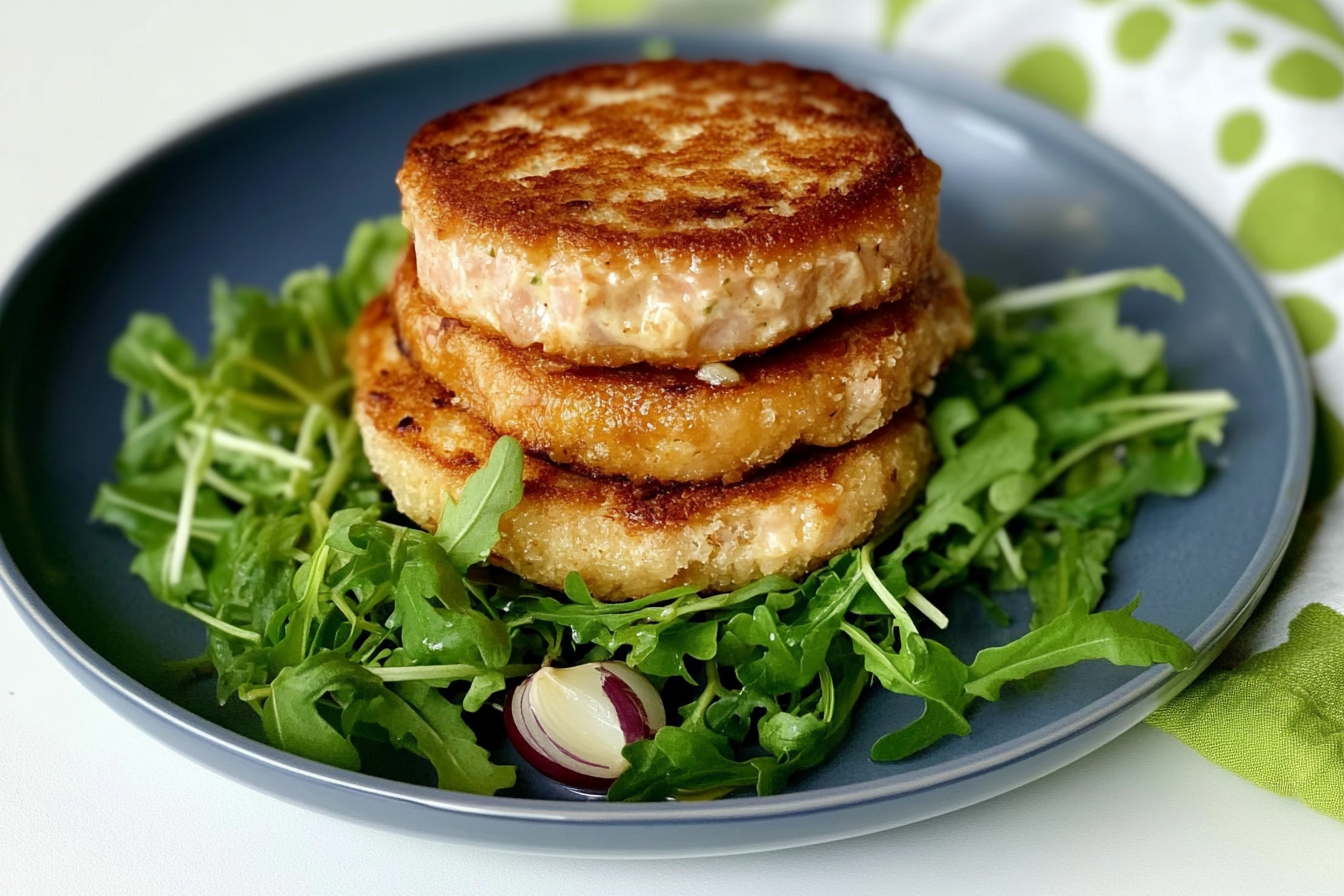 Hamburguesas de atún y palmito