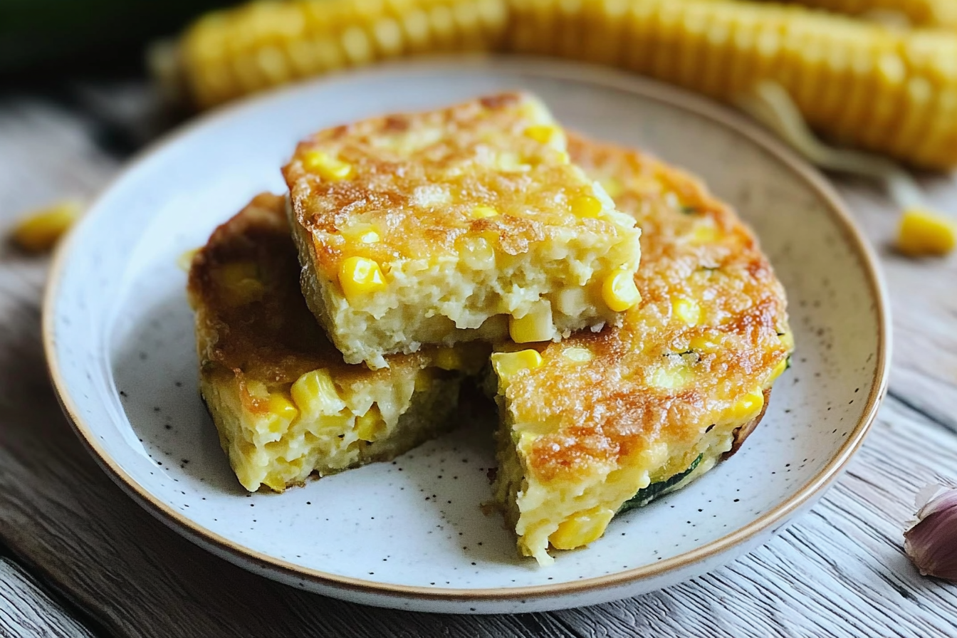Pastel de calabacín y maíz