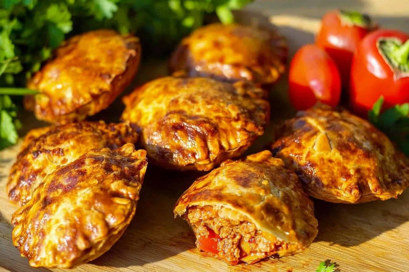 Pastelitos de carne al aire