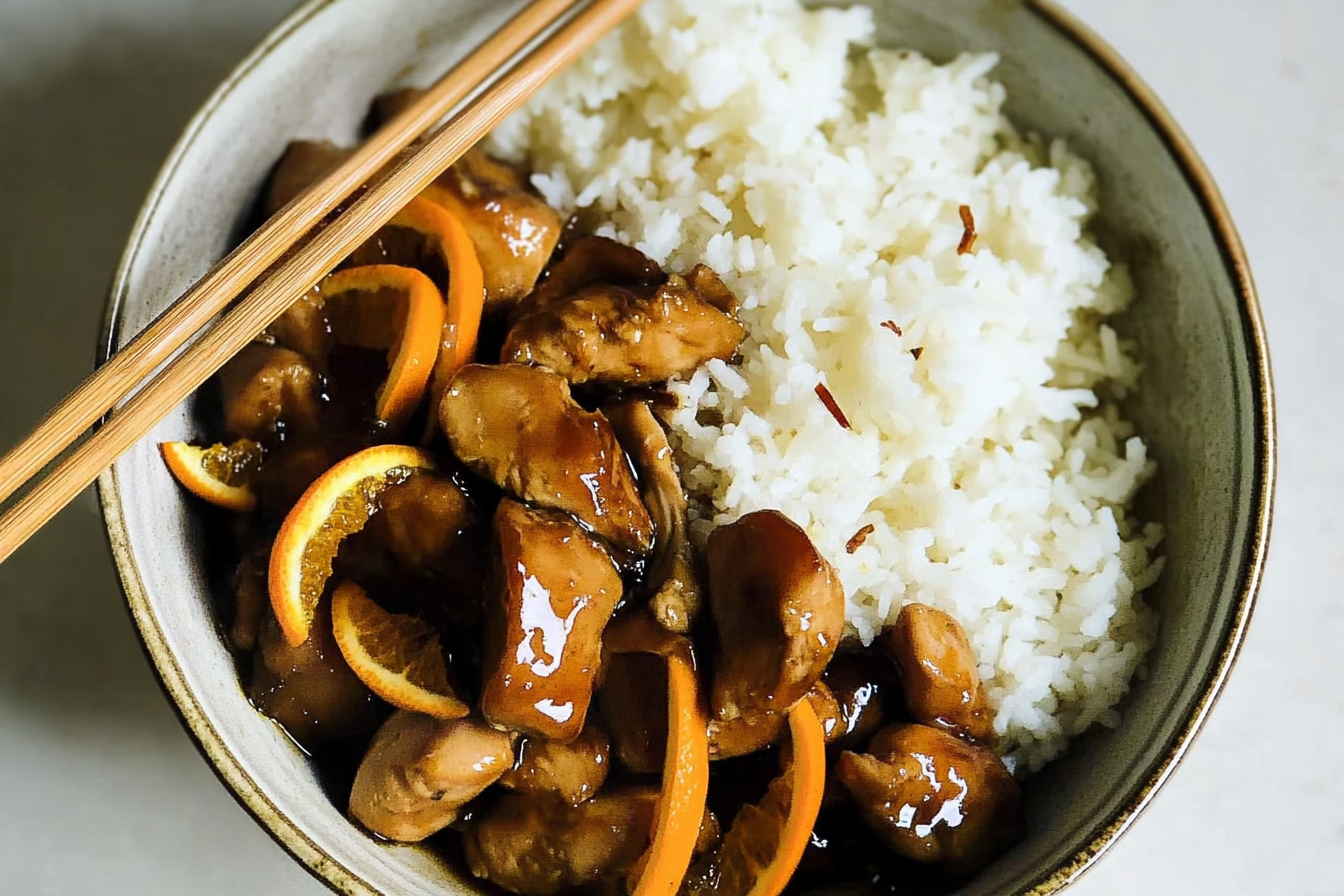 Pollo a la naranja