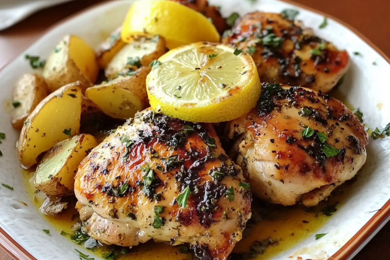 Pollo al Limón Griego