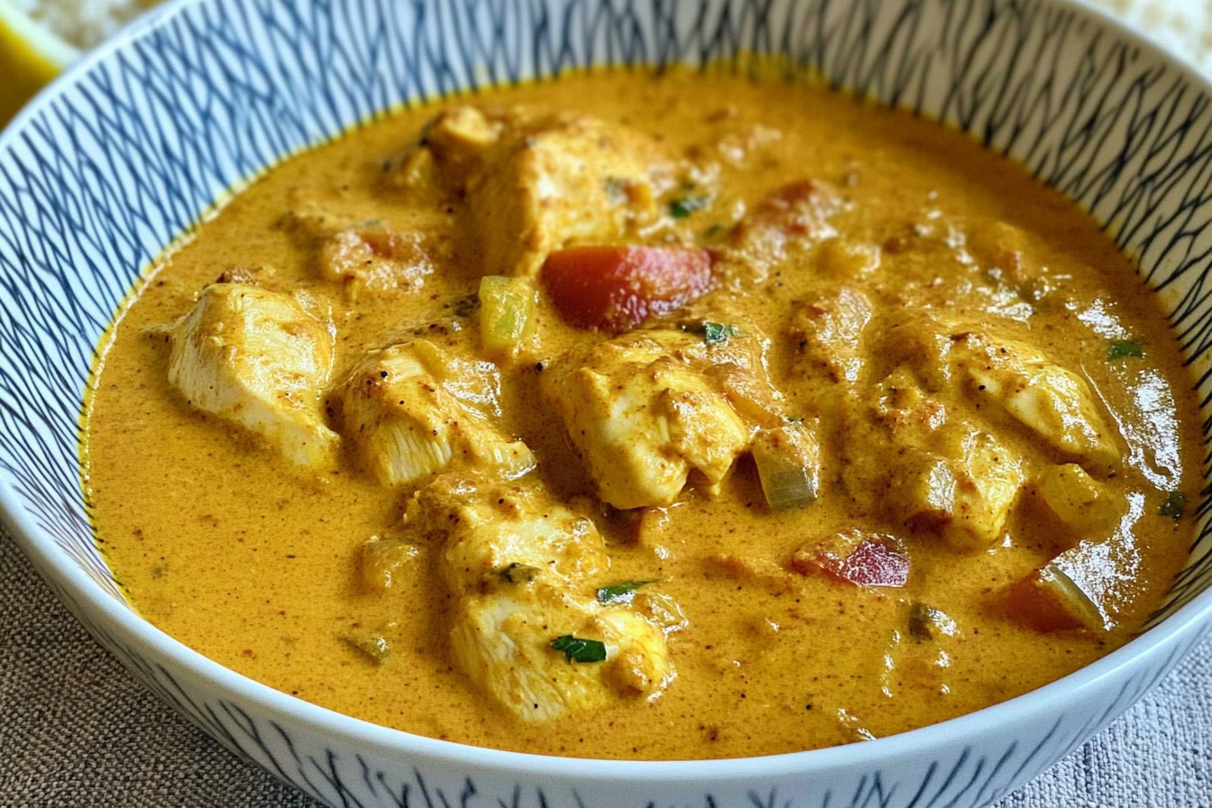 Pollo al estilo indio