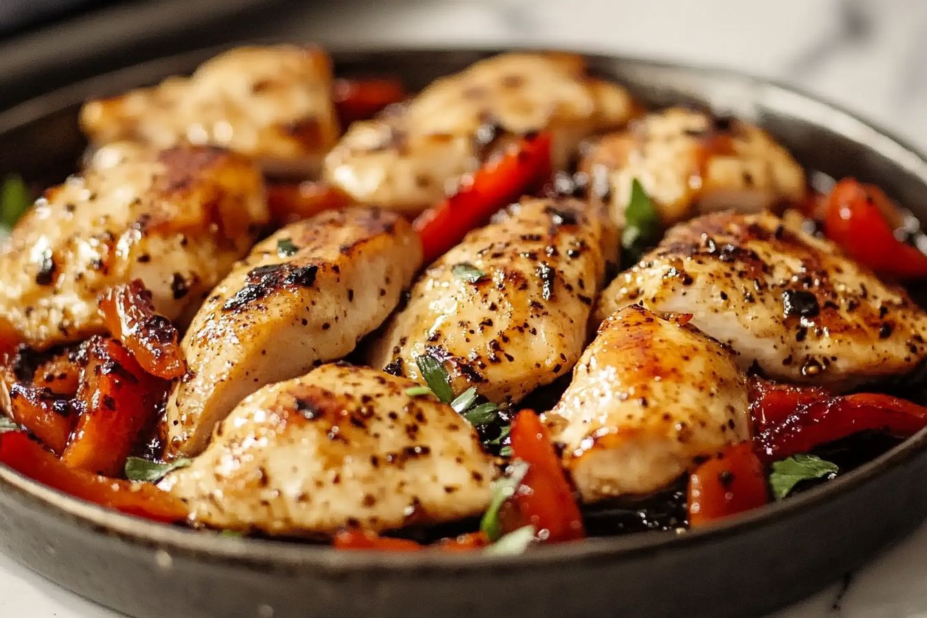 Pollo con pimienta negra