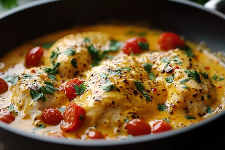 Pollo cremoso para casarse
