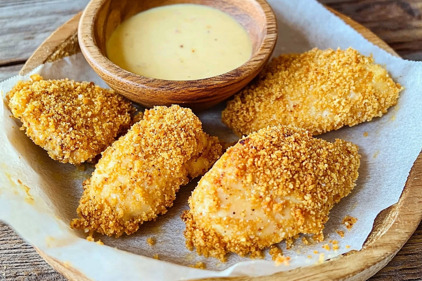 Pollo crujiente en freidora aire