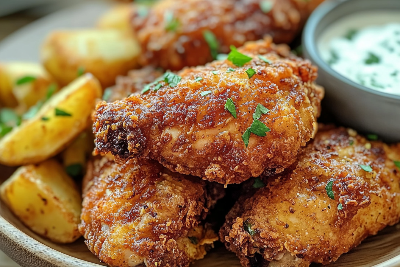 Pollo frito sureño perfecto