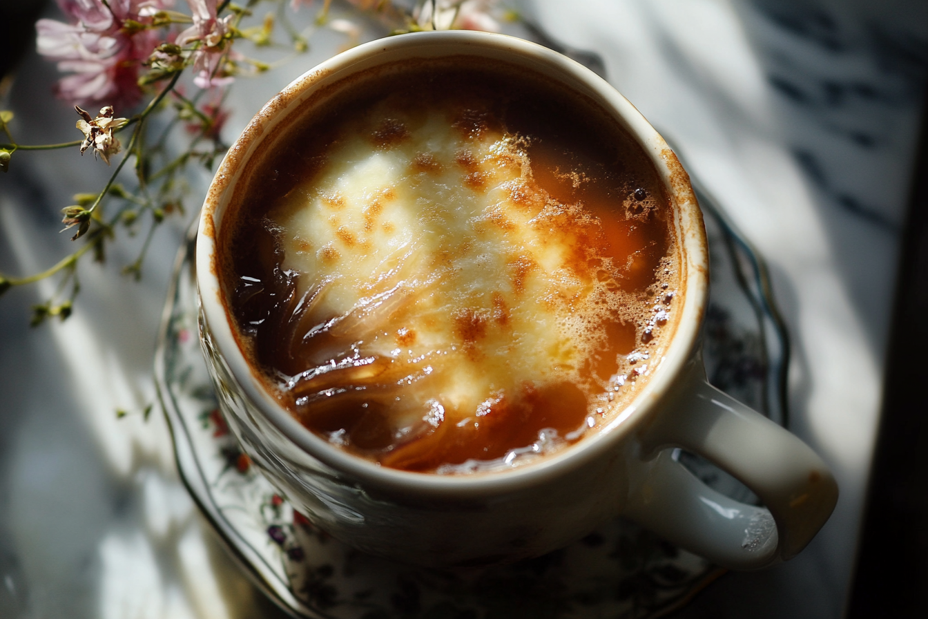 Sopa de cebolla francesa