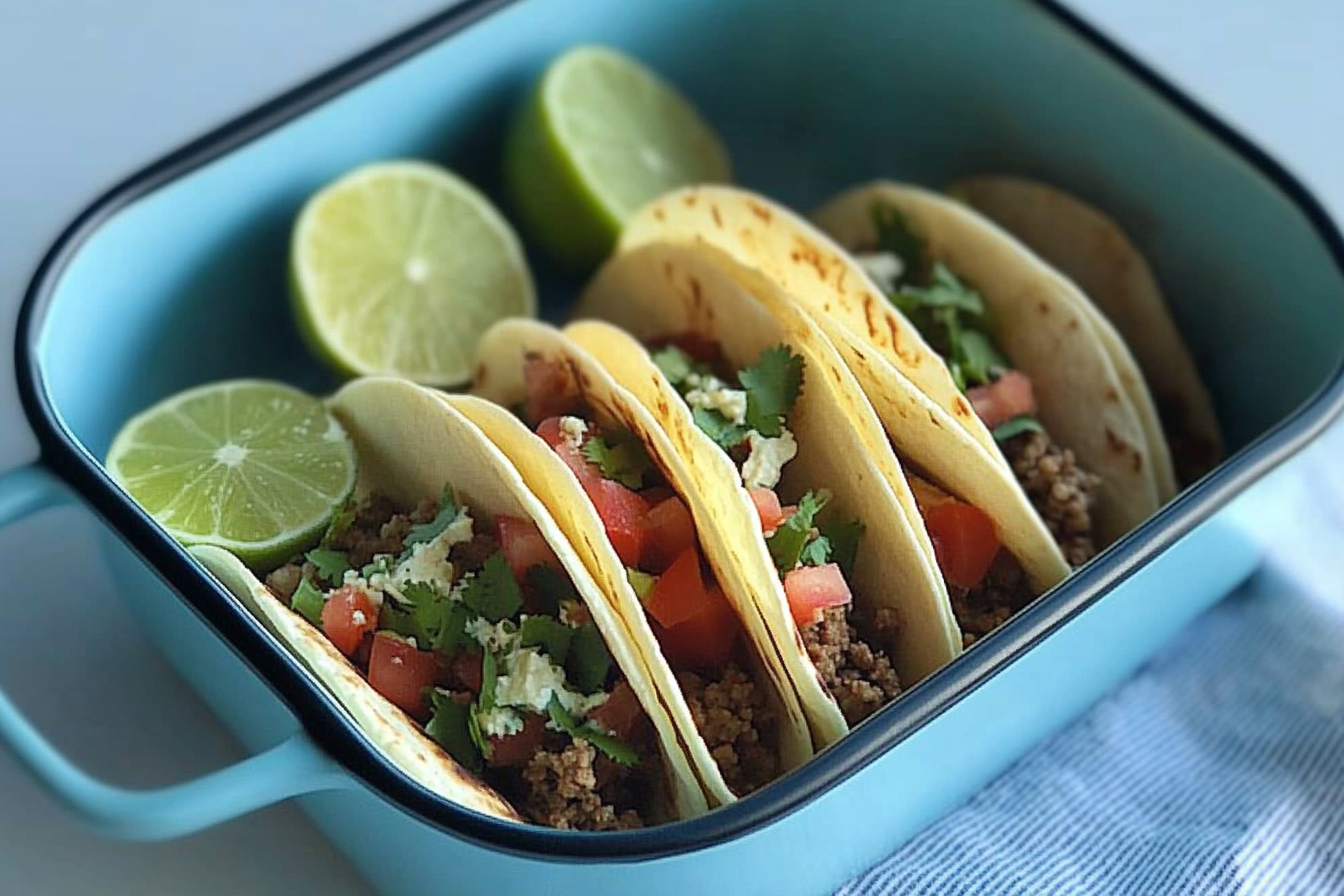 Tacos de carne picada