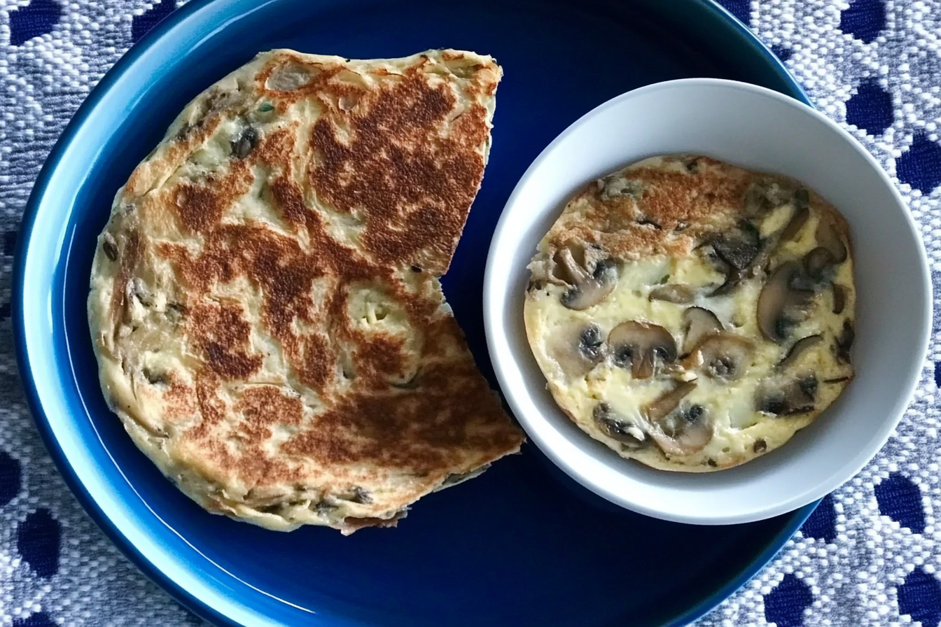 Tortilla de champiñones