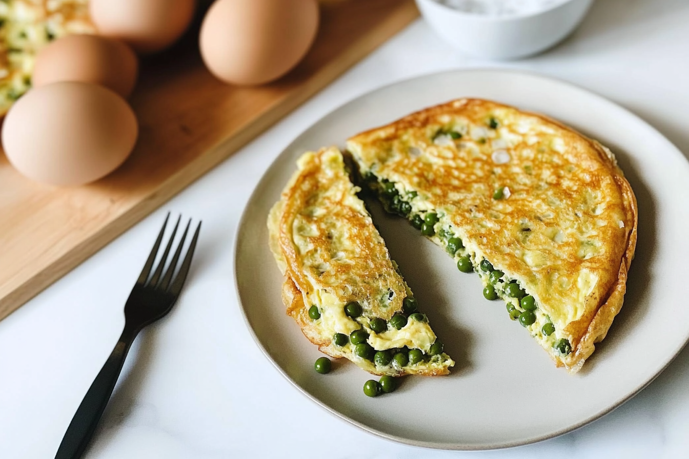 Tortilla de guisantes