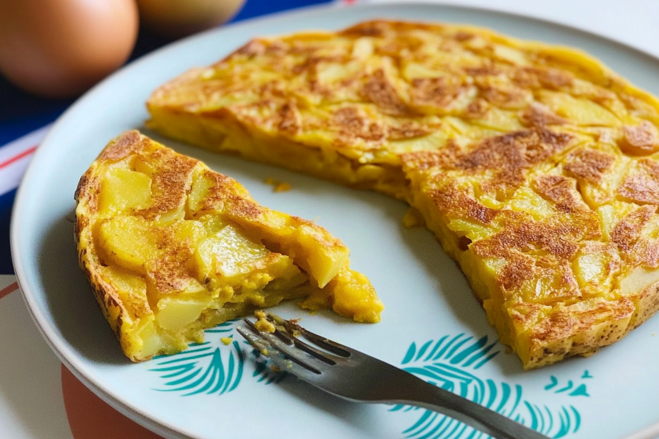 Tortilla de patata y calabaza