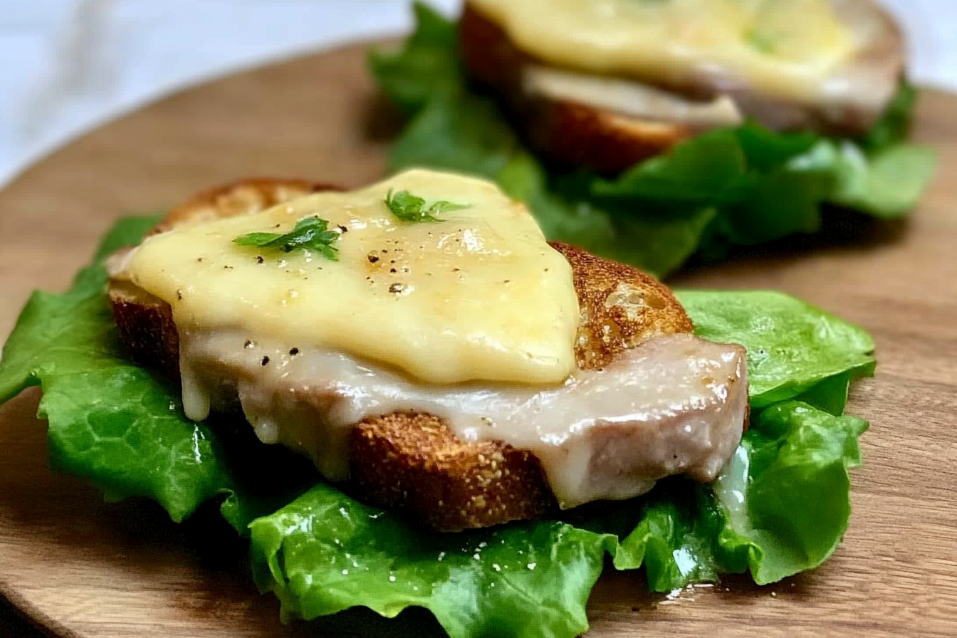 Tosta de lomo y queso