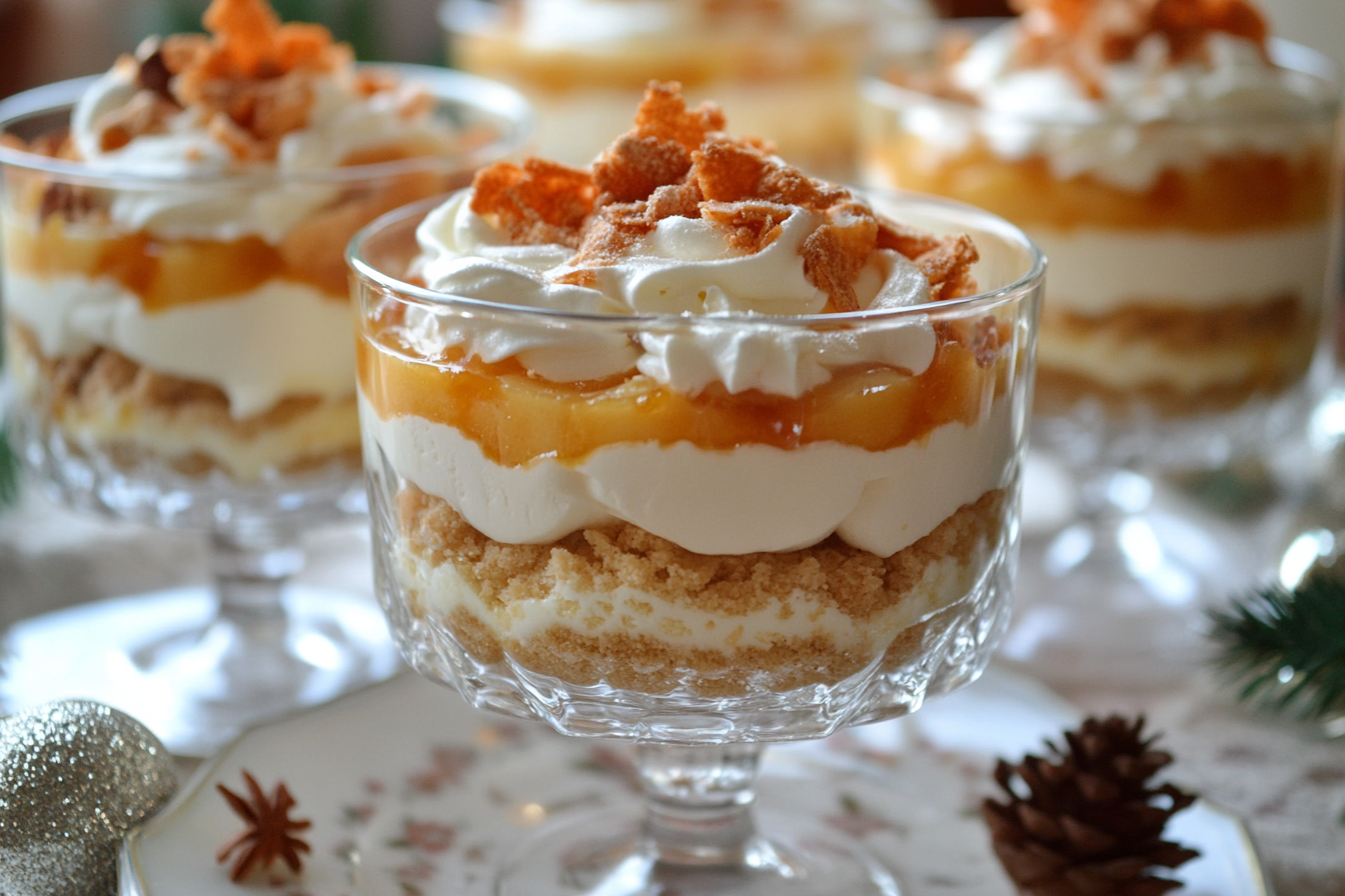 Trifle de ponche de huevo