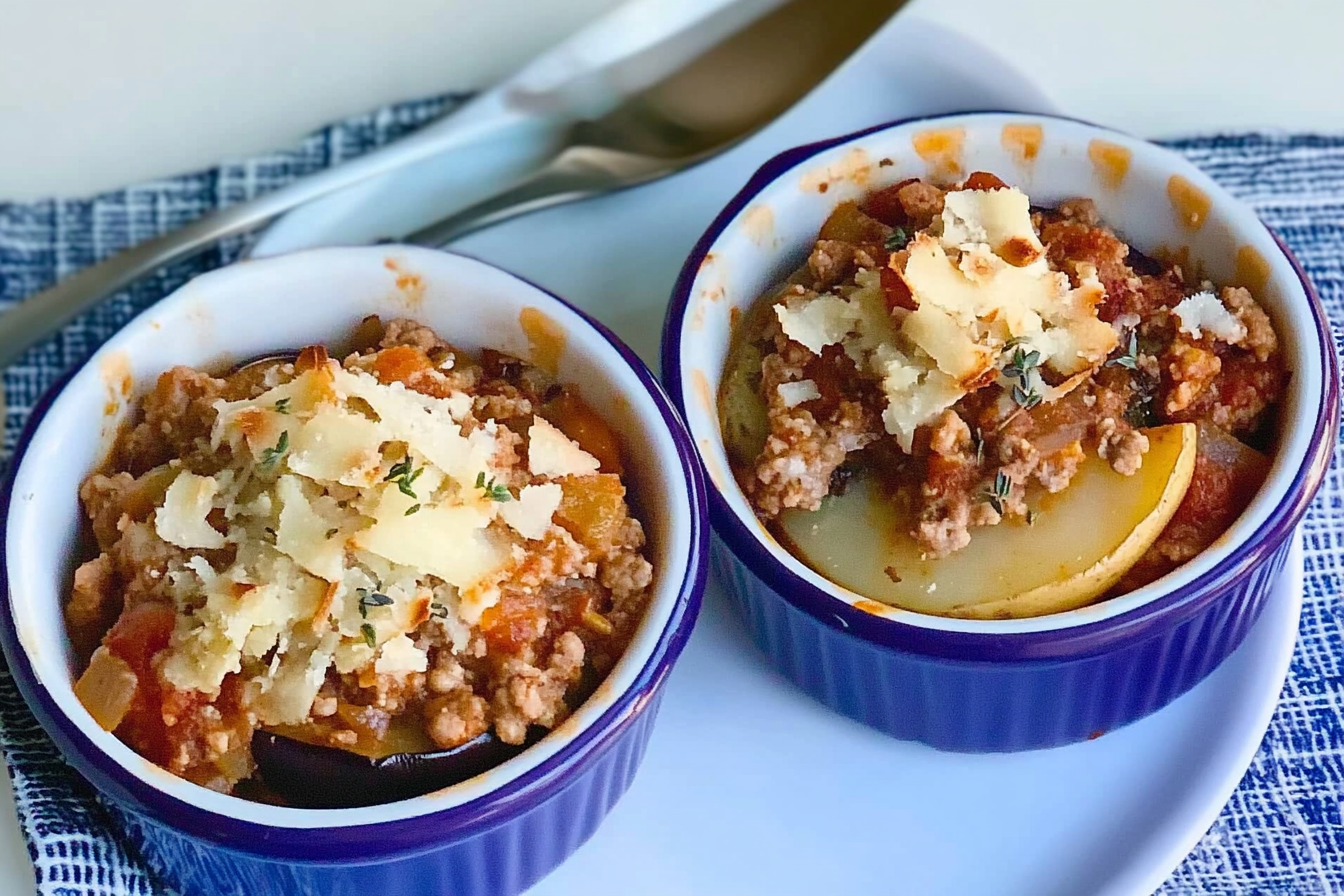 Vasitos de carne y verduras