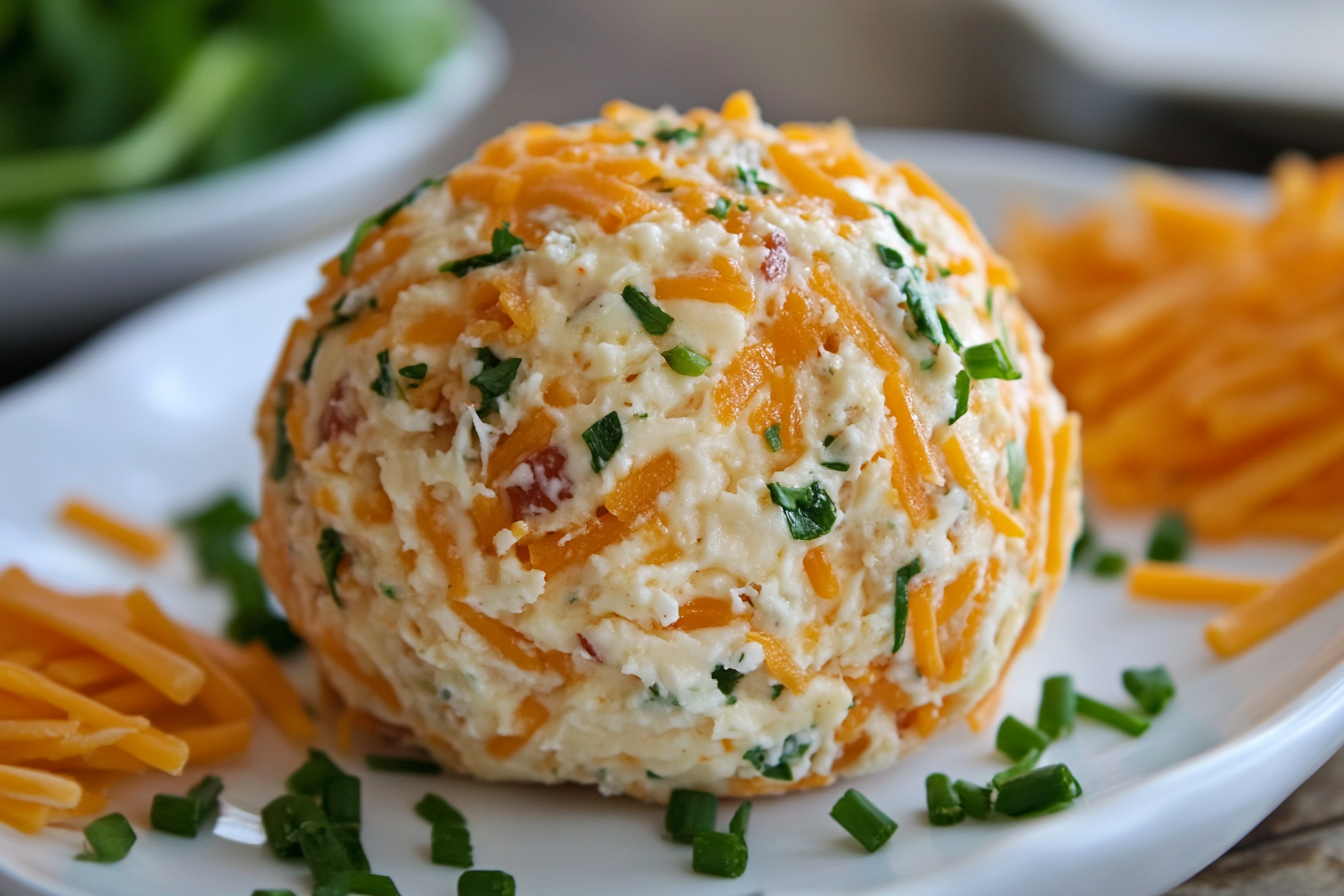 Bola de queso cheddar y rancho