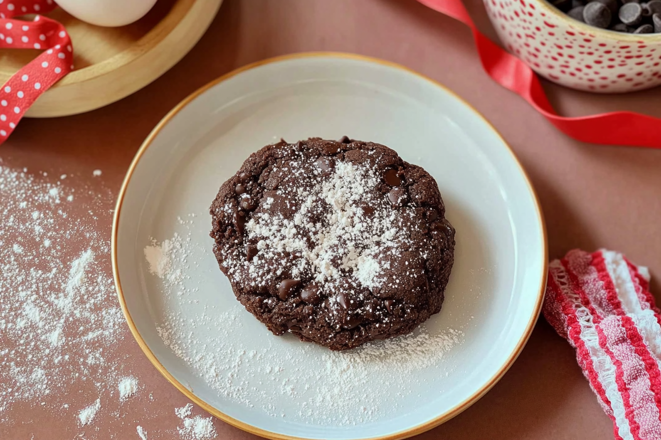 Galleta de chocolate rápida