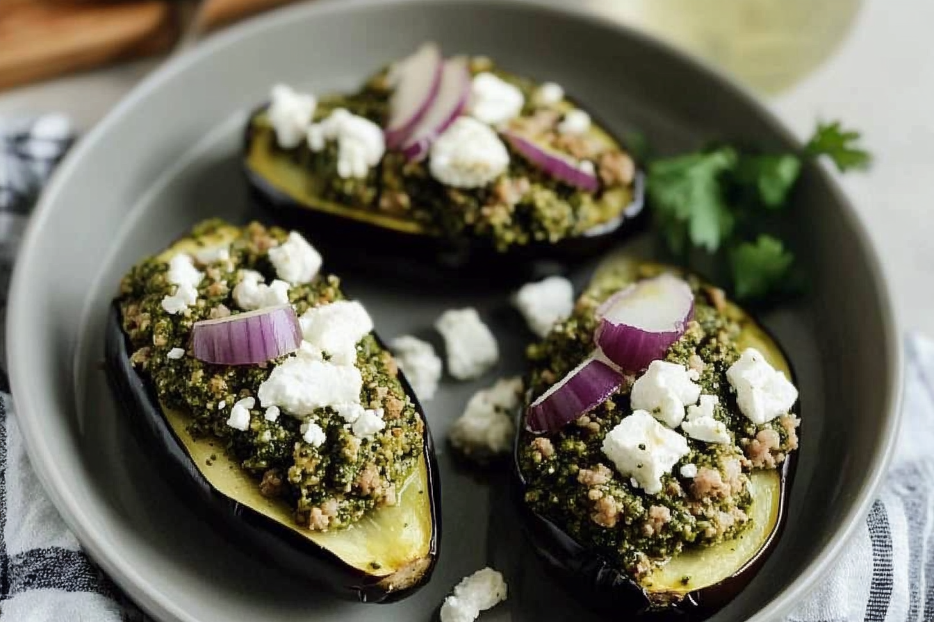 Berenjenas rellenas de carne