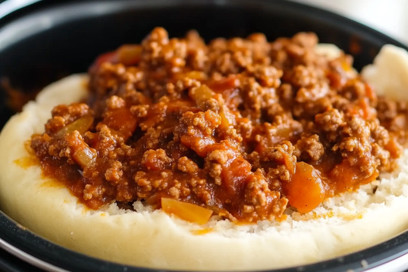 Bocaditos Sloppy Joe en Olla Instantánea