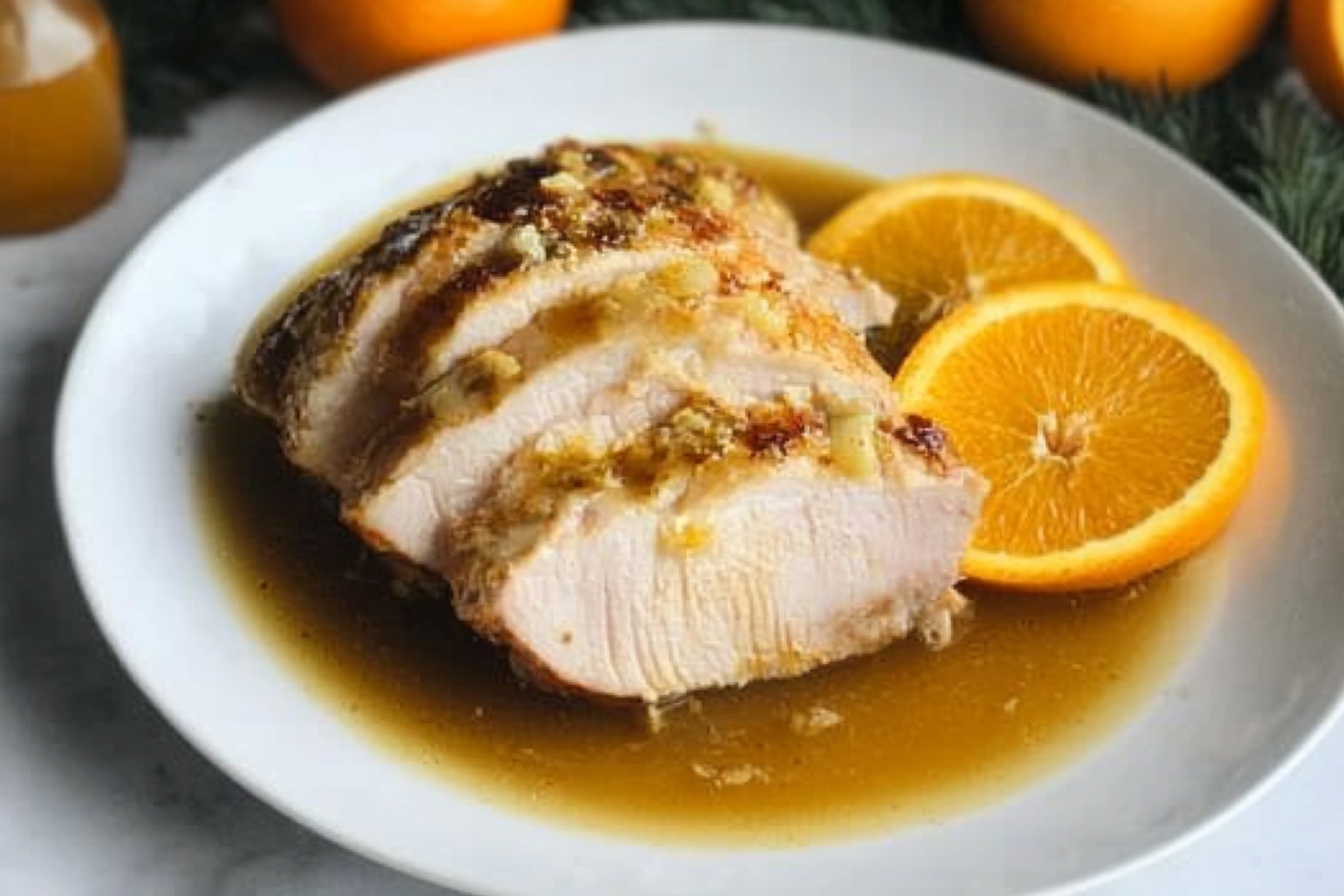 Cerdo en salsa de naranja
