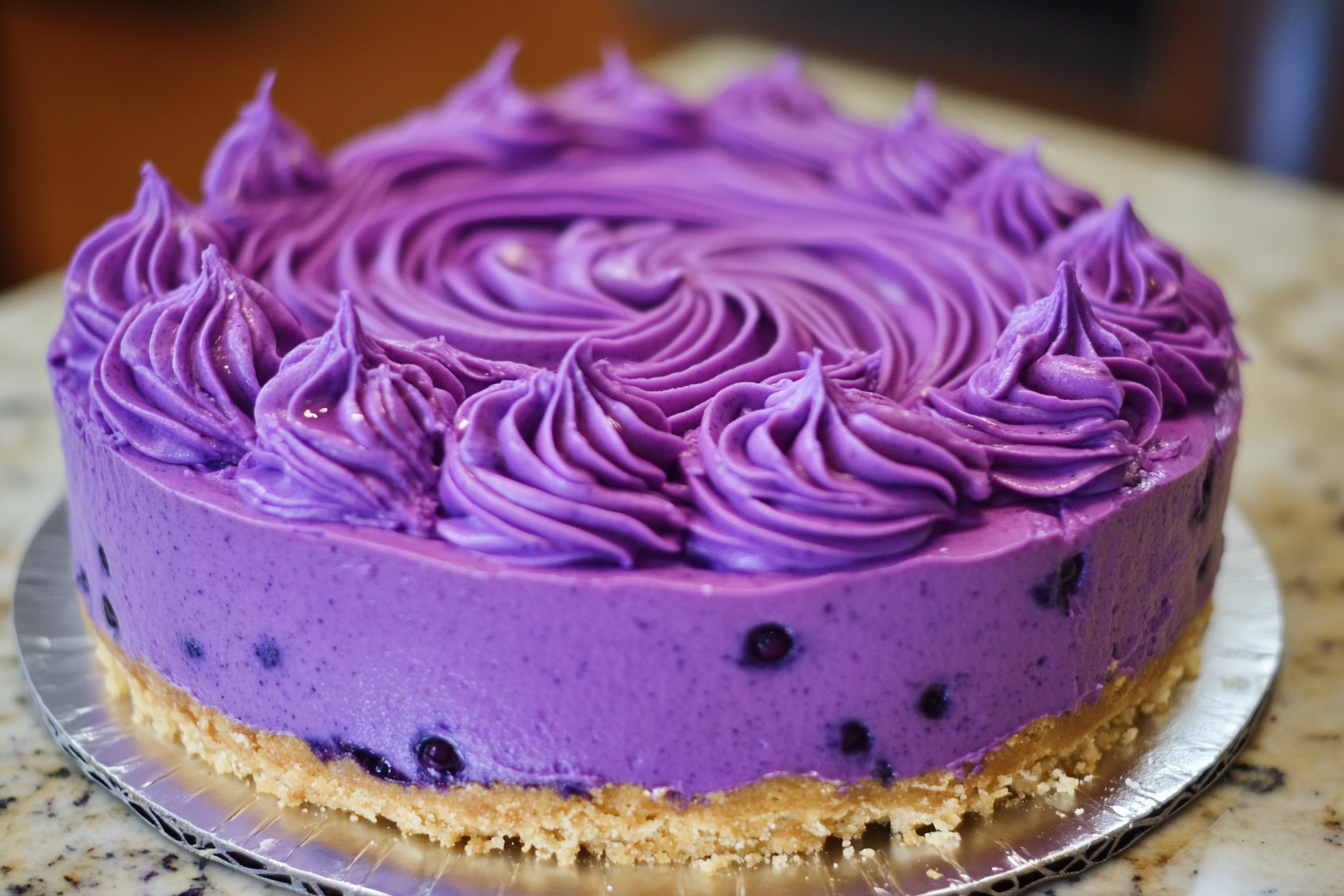 Cheesecake de arándano delicioso