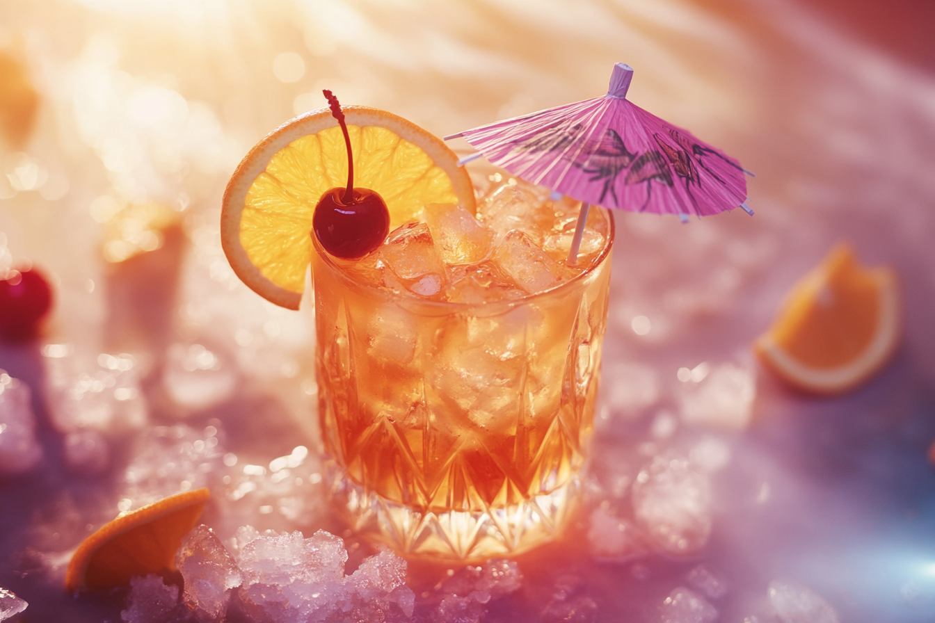 Cóctel Amaretto Aloha