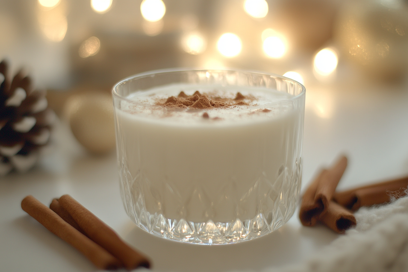 Coquito tradicional puertorriqueño
