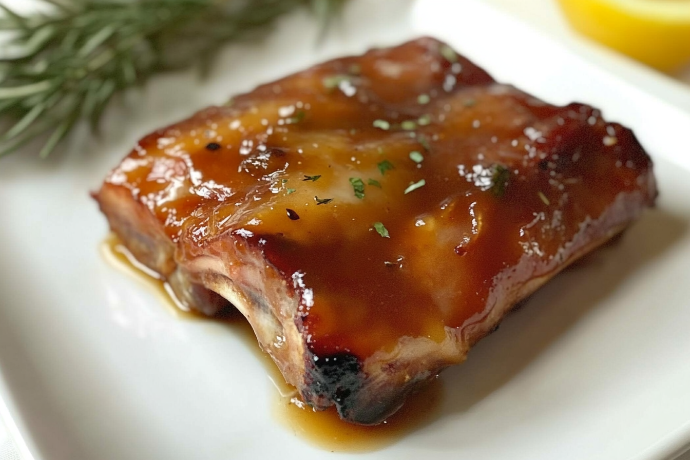 Costillas de cerdo a la miel