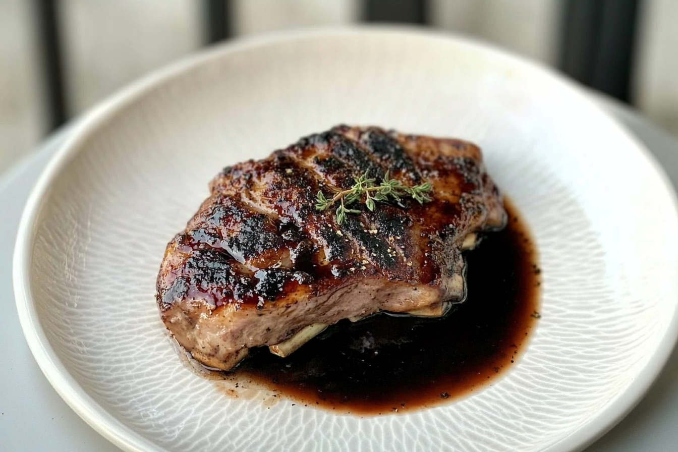 Costillas de cerdo al balsámico