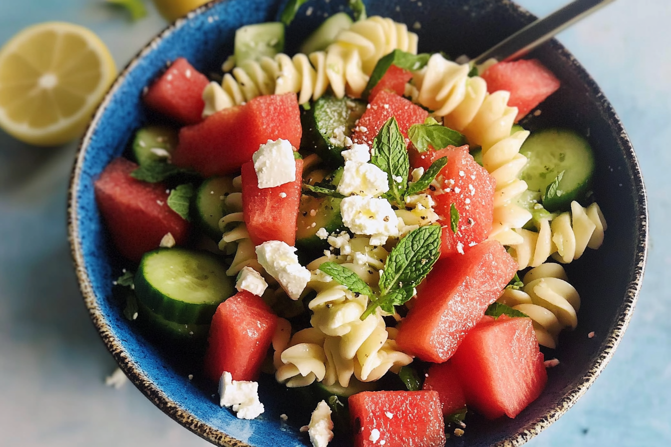 Ensalada refrescante de sandía
