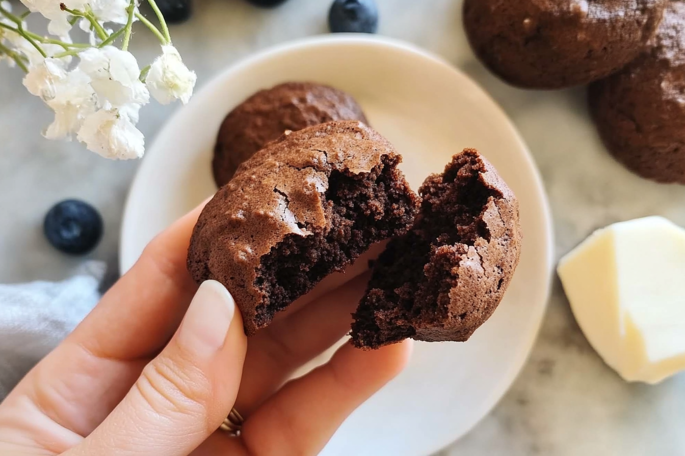 Galletas brownie de chocolate