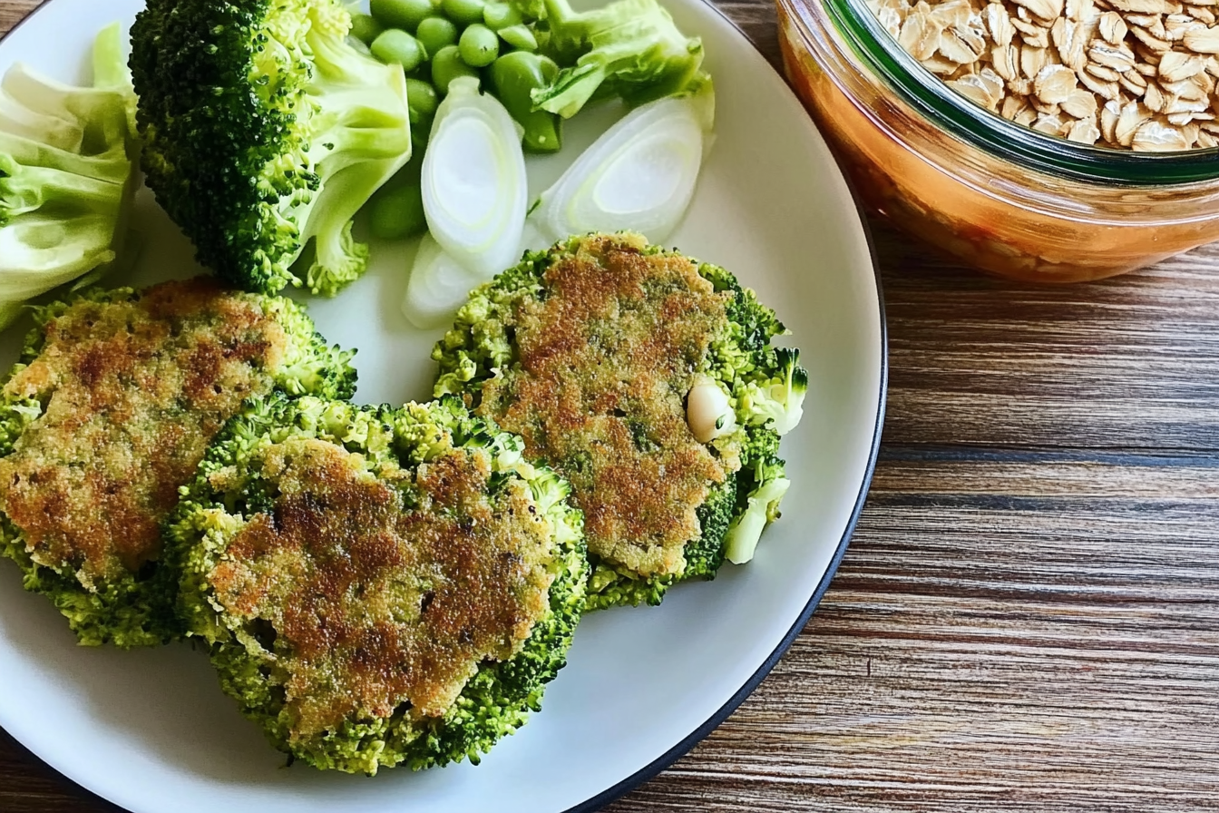Hamburguesas de brócoli y judías