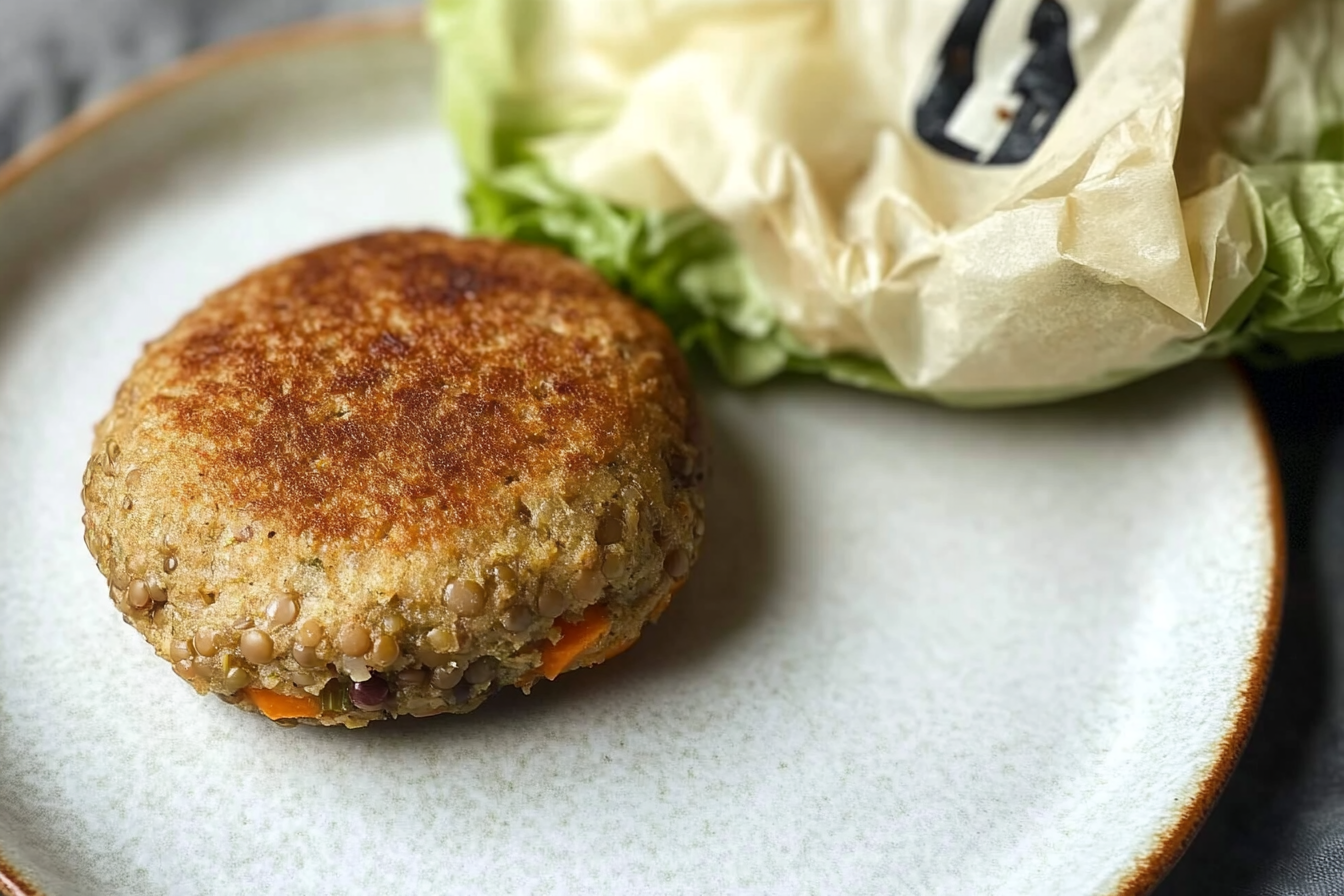 Hamburguesas de lentejas y zanahoria