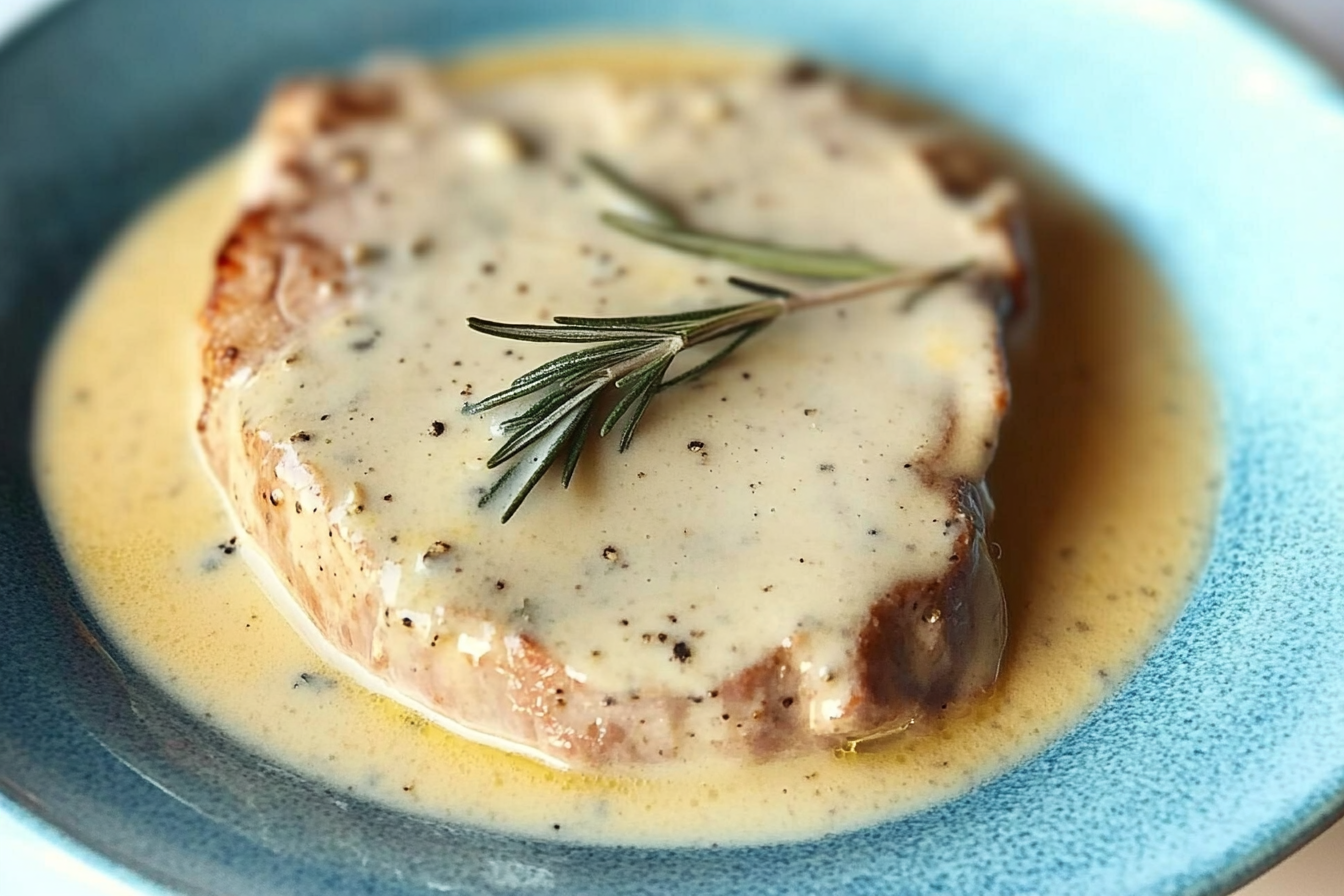 Lomo de cerdo a la mostaza