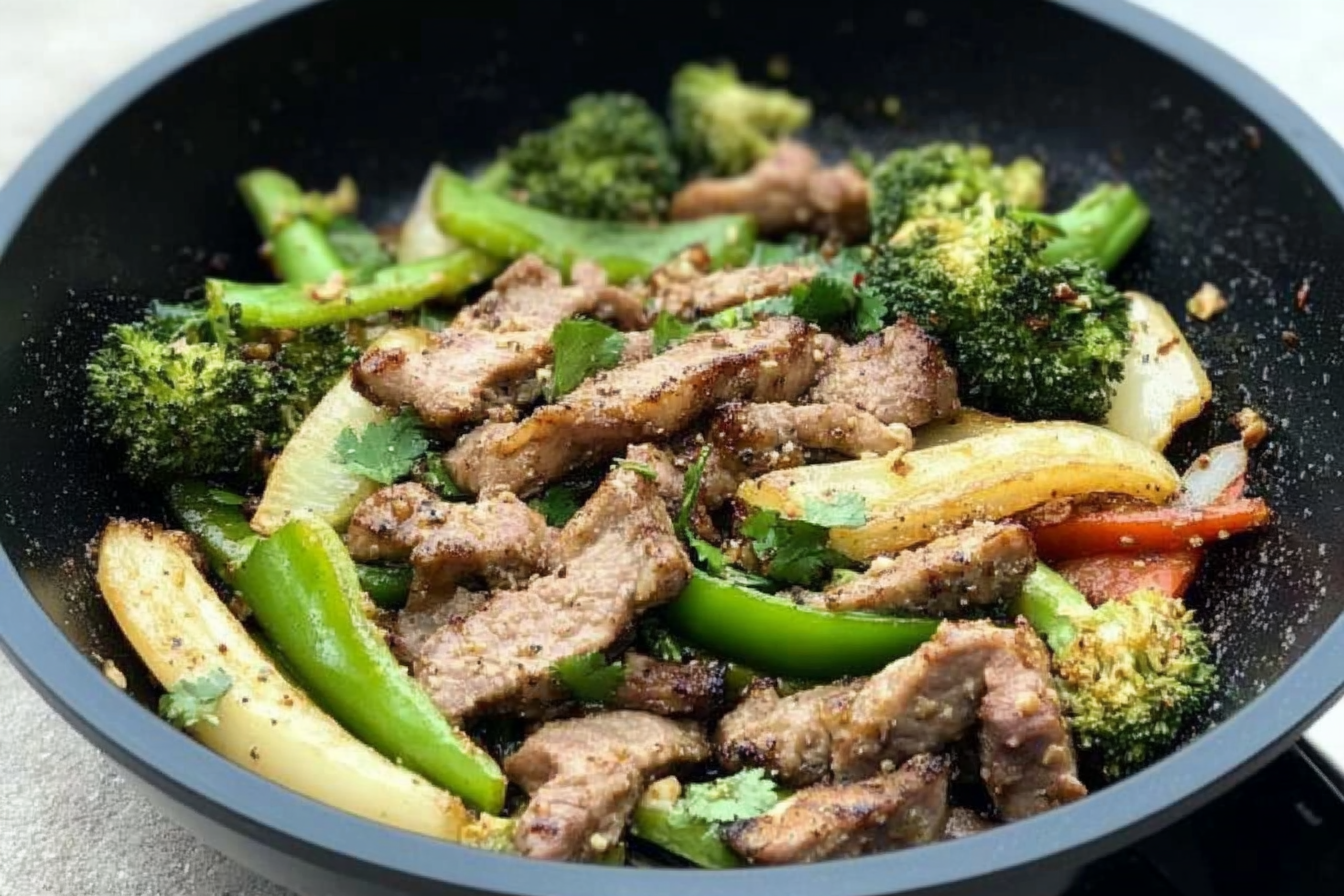 Lomo saltado con verduras