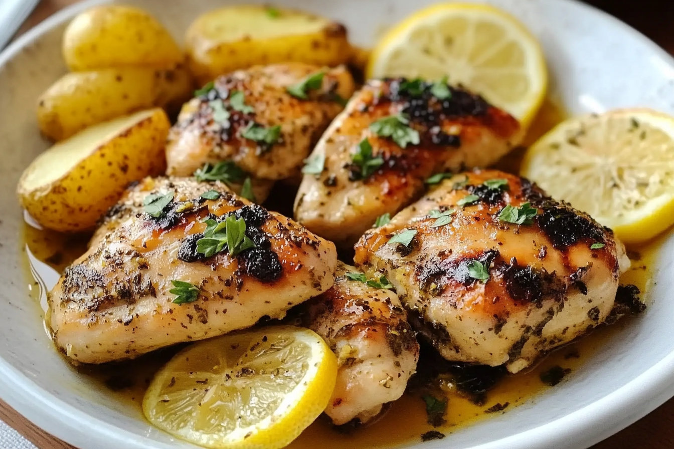 Pollo al Limón Griego