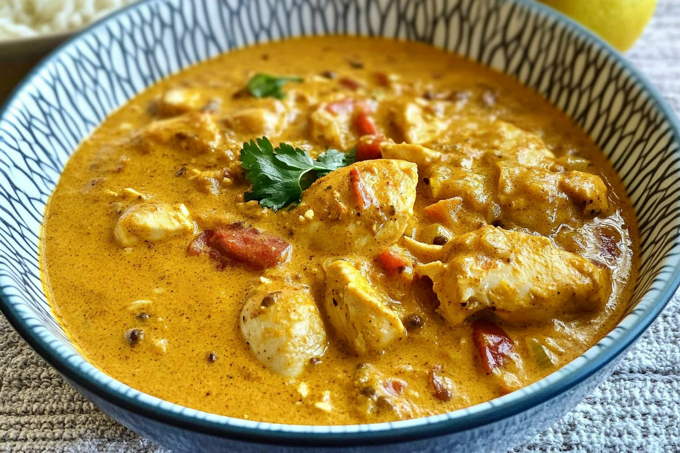 Pollo al estilo indio