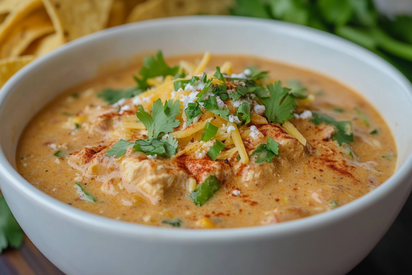 Pollo con queso crema en olla